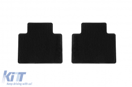 Textile floor mats by Rigum suitable for Ssangyong Rexton, Musso after 2017, set of 4 pieces, black-image-6244841