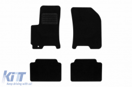 Textile floor mats by Rigum suitable for Chevrolet Aveo 2004-2011, set of 4 pieces, black - ABFMC6022959