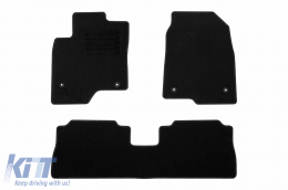 Textile floor mats by Rigum suitable for Chevrolet Captiva 2006-2012, set of 4 pieces, black - ABFMC6022961