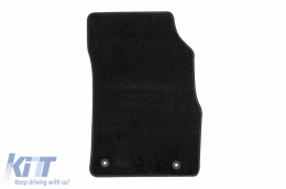 Textile floor mats by Rigum suitable for Chevrolet Cruze 2009-2016, set of 4 pieces, black-image-6245519