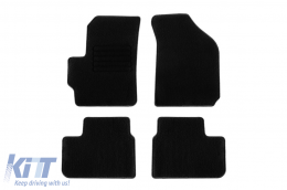 Textile floor mats by Rigum suitable for Chevrolet Spark 2005-2010, set of 4 pieces, black - ABFMC6022967