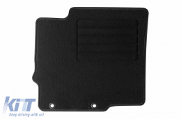Textile floor mats by Rigum suitable for Mitsubishi Eclipse Cross after 2018, set of 4 pieces, black-image-6246050