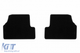 Textile floor mats by Rigum suitable for Chevrolet Trax 2012-2020, set of 4 pieces, black-image-6246313