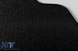 Textile floor mats by Rigum suitable for Volkswagen T-Cross after 2019, set of 4 pieces, black-image-6247205