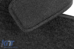 Textile floor mats from the Horizon series by Frogum suitable for Audi Q5 2008-2016, set of 4 pieces, black-image-6254915