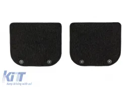 Textile floor mats from the Horizon series by Frogum suitable for Audi A3 8L 1996-2003, set of 4 pieces, black-image-6254918