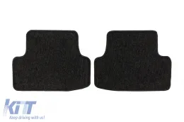 Textile floor mats from the Horizon series by Frogum suitable for Audi A3 hatchback after 2020, set of 4 pieces, black-image-6254932