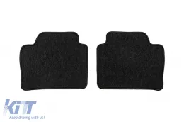 Textile floor mats from the Horizon series by Frogum suitable for BMW 3 series F30 sedan, F31 estate 2011-2018, set of 4 pieces, black-image-6254946