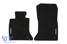Textile floor mats from the Horizon series by Frogum suitable for BMW 5 series F10 sedan, F11 estate 2010-2017, set of 4 pieces, black-image-6254966
