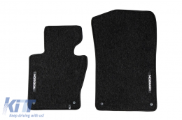 Textile floor mats from the Horizon series by Frogum suitable for BMW X3 E83 2003-2010, set of 4 pieces, black-image-6254973