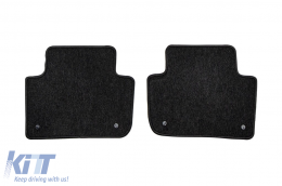 Textile floor mats from the Horizon series by Frogum suitable for BMW X3 E83 2003-2010, set of 4 pieces, black-image-6254974