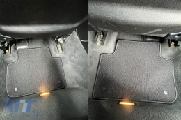 Textile floor mats from the Horizon series by Frogum suitable for BMW X3 E83 2003-2010, set of 4 pieces, black-image-6254980