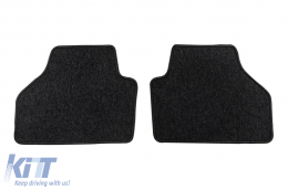 Textile floor mats from the Horizon series by Frogum suitable for BMW X3 F25 2010-2017, X4 F26 2014-2018, set of 4 pieces, black-image-6254983
