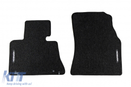 Textile floor mats from the Horizon series by Frogum suitable for BMW X5 E53 1999-2006, set of 4 pieces, black-image-6254989
