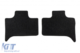 Textile floor mats from the Horizon series by Frogum suitable for BMW X5 E53 1999-2006, set of 4 pieces, black-image-6254990