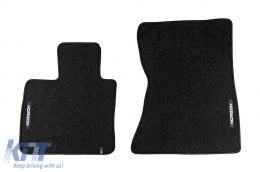 Textile floor mats from the Horizon series by Frogum suitable for BMW X5 E70 2006-2013, set of 4 pieces, black-image-6254996