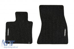 Textile floor mats from the Horizon series by Frogum suitable for BMW X5 F15, X6 F16 2013-2018, set of 4 pieces, black-image-6255003