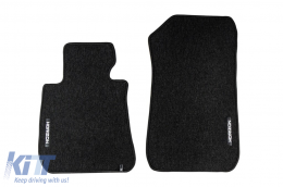 Textile floor mats from the Horizon series by Frogum suitable for BMW 3 series E90 sedan, E91 estate 2004-2012, set of 4 pieces, black-image-6255014
