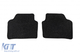 Textile floor mats from the Horizon series by Frogum suitable for BMW 3 series E90 sedan, E91 estate 2004-2012, set of 4 pieces, black-image-6255015
