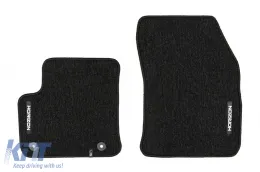 Textile floor mats from the Horizon series by Frogum suitable for Citroen e-C4X SUV after 2020, set of 4 pieces, black-image-6255021
