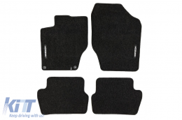 image-30-Textile floor mats from the Horizon series by Frogum suitable for Citroen C4 2010-2018, DS4 2011-2015, set of 4 pieces, black