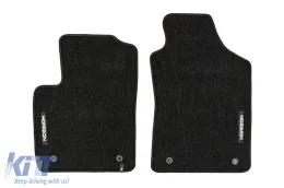 Textile floor mats from the Horizon series by Frogum suitable for Fiat 500, Fiat 500C after 2007, set of 4 pieces, black-image-6255063