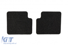 Textile floor mats from the Horizon series by Frogum suitable for Fiat 500, Fiat 500C after 2007, set of 4 pieces, black-image-6255064