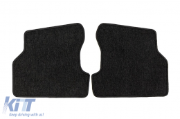 Textile floor mats from the Horizon series by Frogum suitable for Ford Focus 2004-2011, set of 4 pieces, black-image-6255078
