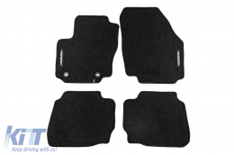 image-8-Textile floor mats from the Horizon series by Frogum suitable for Ford Mondeo 2007-2014, set of 4 pieces, black