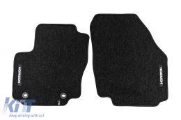 Textile floor mats from the Horizon series by Frogum suitable for Ford Mondeo 2007-2014, set of 4 pieces, black-image-6255098