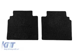 Textile floor mats from the Horizon series by Frogum suitable for Hyundai Ioniq 6 after 2022, set of 4 pieces, black-image-6255120
