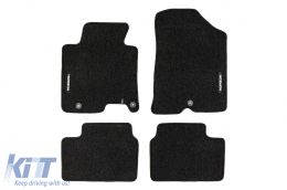 image-16-Textile floor mats from the Horizon series by Frogum suitable for Kia Ceed, Kia ProCeed 2012-2018, set of 4 pieces, black