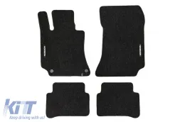 image-21-Textile floor mats from the Horizon series by Frogum suitable for Mercedes E class W212 2009-2016, CLS C218 2010-2018, set of 4 pieces, black