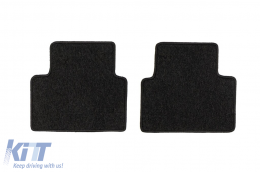 Textile floor mats from the Horizon series by Frogum suitable for Mercedes A class W169 2004-2011, set of 4 pieces, black-image-6255204