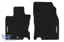 Textile floor mats from the Horizon series by Frogum suitable for Nissan Qashqai 2013-2021, set of 4 pieces, black-image-6255224