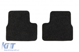 Textile floor mats from the Horizon series by Frogum suitable for Opel Zafira C 2012-2019, set of 4 pieces, black-image-6255242