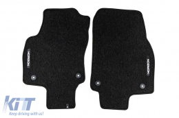 Textile floor mats from the Horizon series by Frogum suitable for Opel Astra H 2004-2014, set of 4 pieces, black-image-6255248