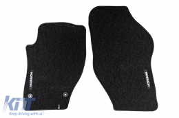 Textile floor mats from the Horizon series by Frogum suitable for Peugeot 308 2007-2013, set of 4 pieces, black-image-6255262