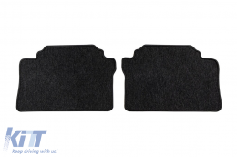 Textile floor mats from the Horizon series by Frogum suitable for Peugeot 508 2010-2018, set of 4 pieces, black-image-6255277