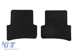 Textile floor mats from the Horizon series by Frogum suitable for Renault Clio 2012-2020, set of 4 pieces, black-image-6255298