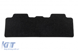 Textile floor mats from the Horizon series by Frogum suitable for Renault Espace 2014-2022, set of 3 pieces, black-image-6255312