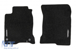Textile floor mats from the Horizon series by Frogum suitable for Renault Laguna 2007-2015, set of 4 pieces, black-image-6255318
