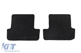 Textile floor mats from the Horizon series by Frogum suitable for Renault Megane 2008-2016, set of 4 pieces, black-image-6255326
