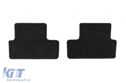 Textile floor mats from the Horizon series by Frogum suitable for Renault Megane after 2016, set of 4 pieces, black-image-6255333