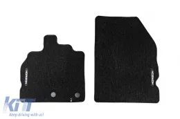 Textile floor mats from the Horizon series by Frogum suitable for Renault Scenic, Grand Scenic 2009-2016, set of 4 pieces, black-image-6255339