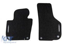 Textile floor mats from the Horizon series by Frogum suitable for Skoda Superb 2008-2015, set of 4 pieces, black-image-6255350