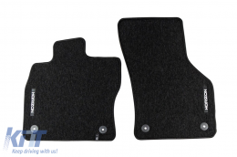 Textile floor mats from the Horizon series by Frogum suitable for Skoda Superb 2015-2023, set of 4 pieces, black-image-6255357
