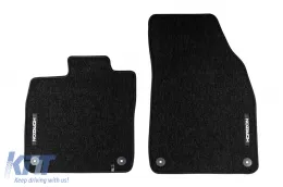 Textile floor mats from the Horizon series by Frogum suitable for Skoda Enyaq Coupe after 2020, set of 4 pieces, black-image-6255371