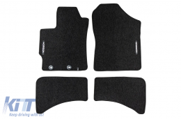 image-20-Textile floor mats from the Horizon series by Frogum suitable for Toyota Yaris Hybrid after 2020, set of 4 pieces, black