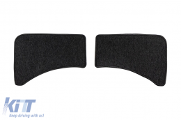 Textile floor mats from the Horizon series by Frogum suitable for Toyota Yaris Hybrid after 2020, set of 4 pieces, black-image-6255400